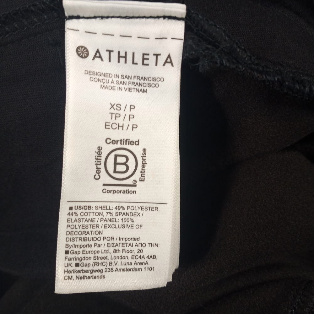 Athleta Women's. Triumph Hybrid Wide Leg Cropped Pants Size XS Black NWT - Picture 8 of 13